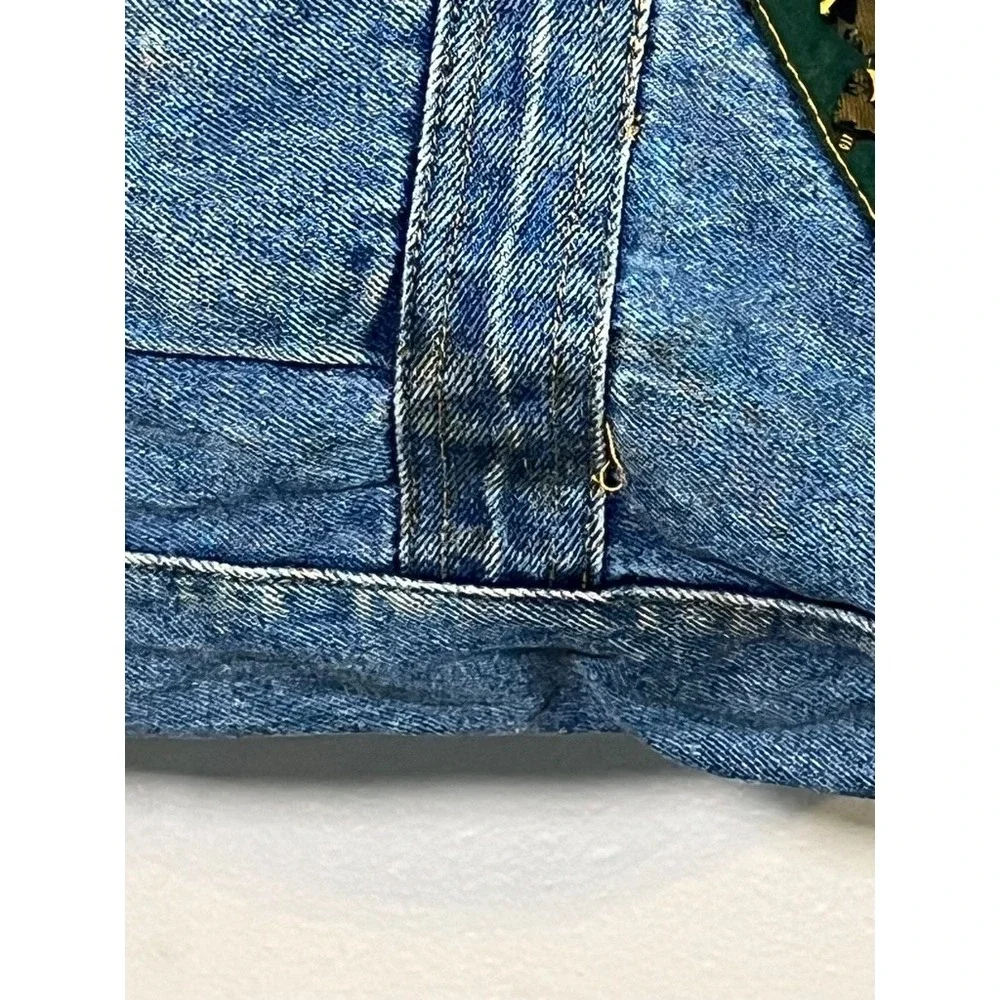 Vintage Patchwork Travel Denim Shoulder Bag 25